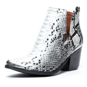 Jeffrey Campbell Cromwell Snake Skin Bootie